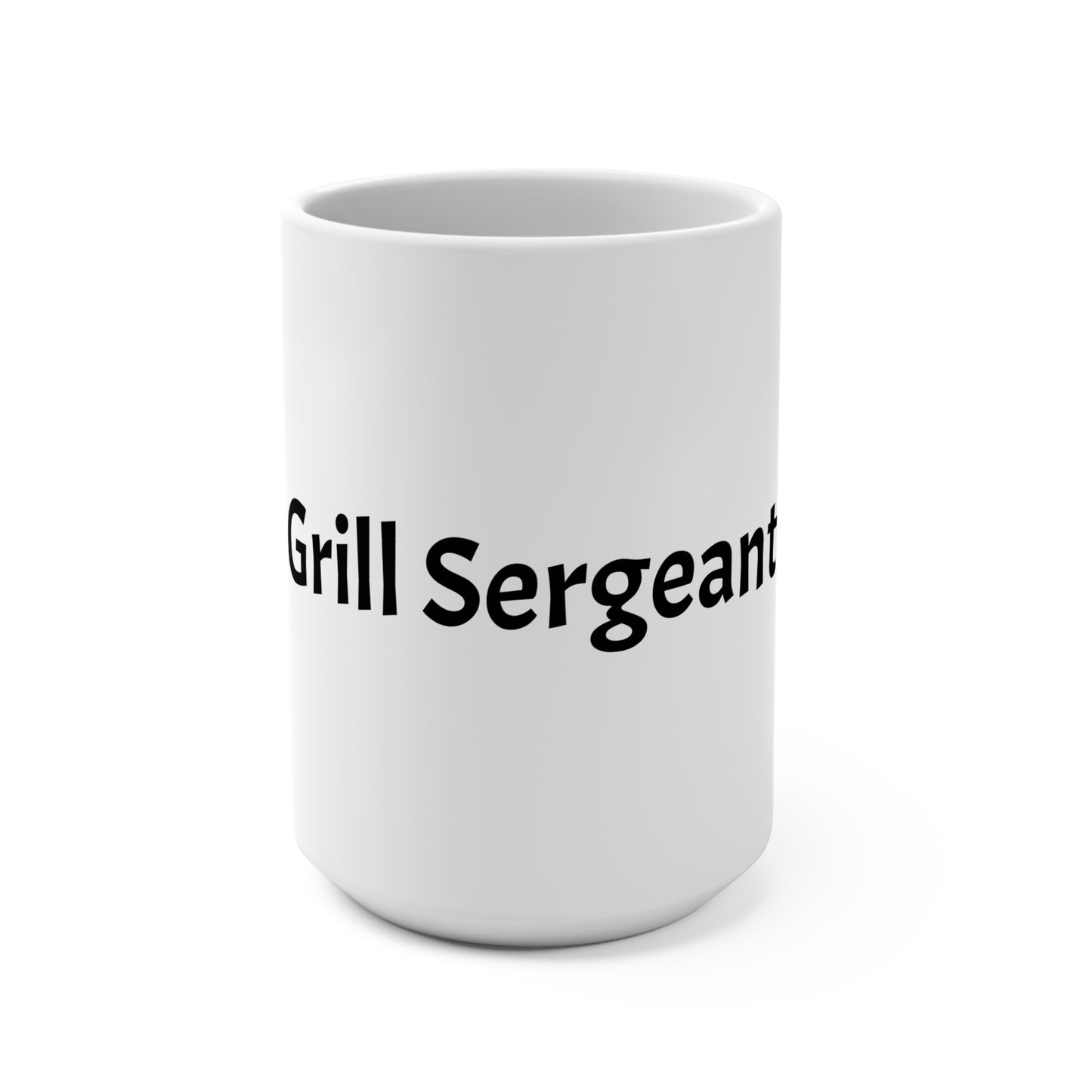 Grill Sergeant 15oz Coffee Mug - Funny BBQ Gift for Grill Masters