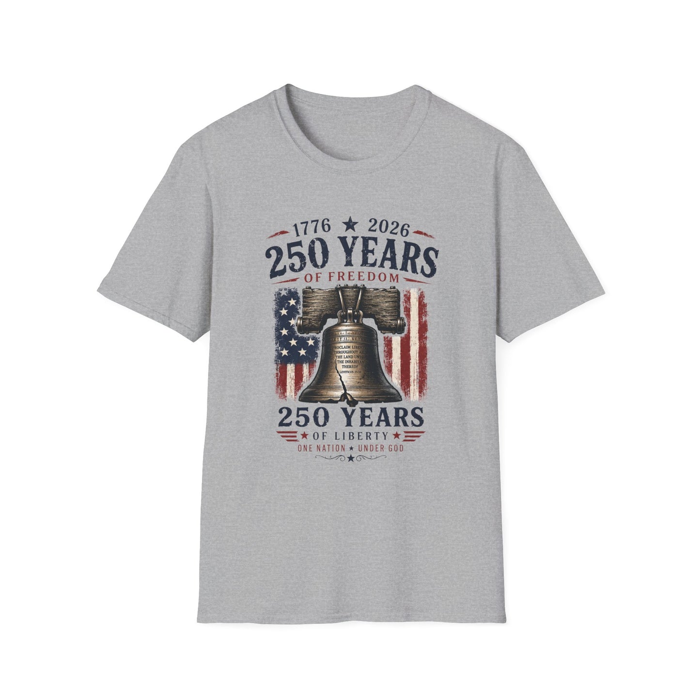 250 Years of Freedom T-Shirt — 1776–2026 Liberty Celebration Tee