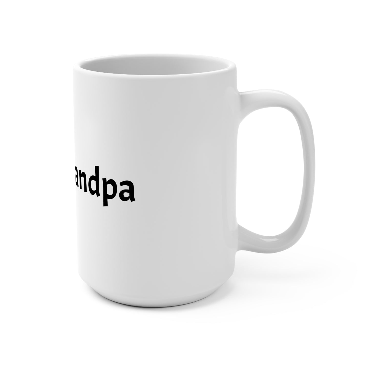 Proud Grandpa 15oz Coffee Mug — Gift for Grandparents, Father’s Day & Birthday