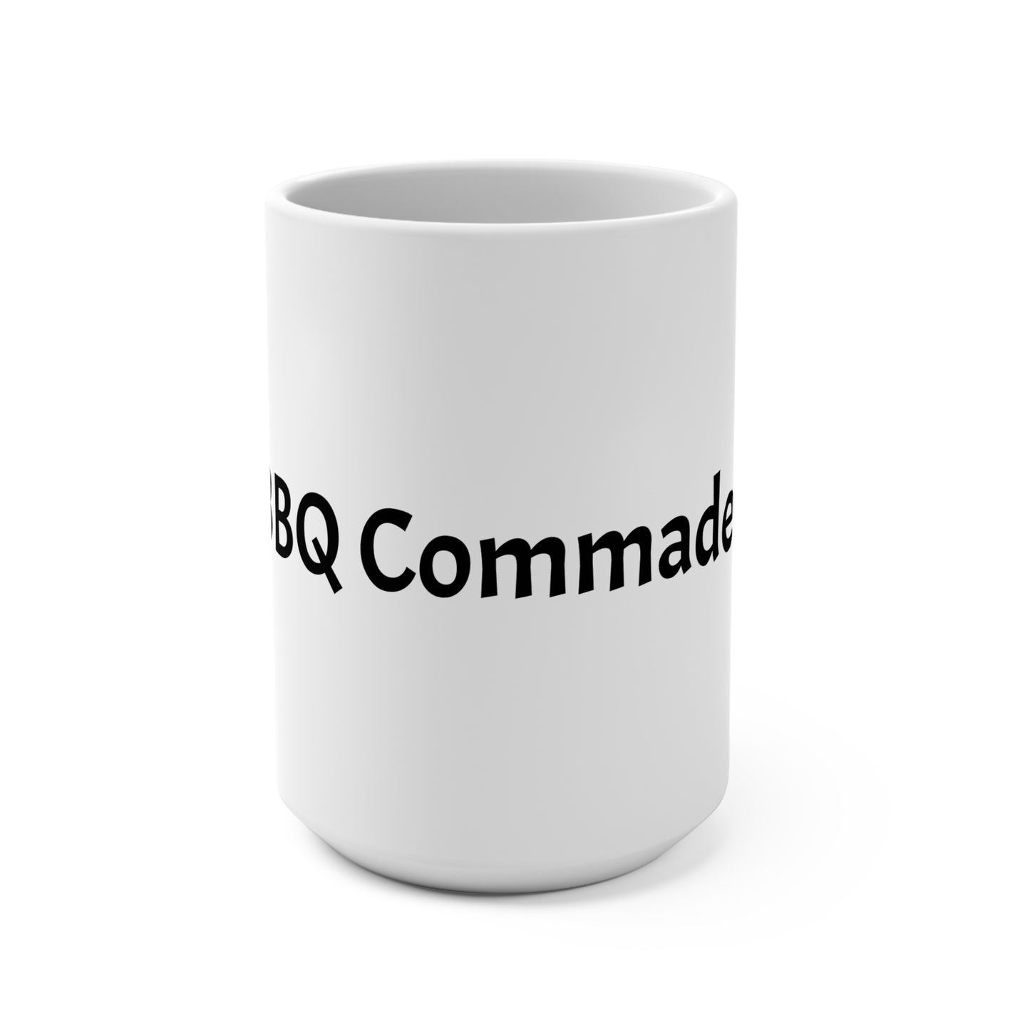 BBQ Commander Mug — 15oz Funny Grilling Coffee Cup for Grill Masters