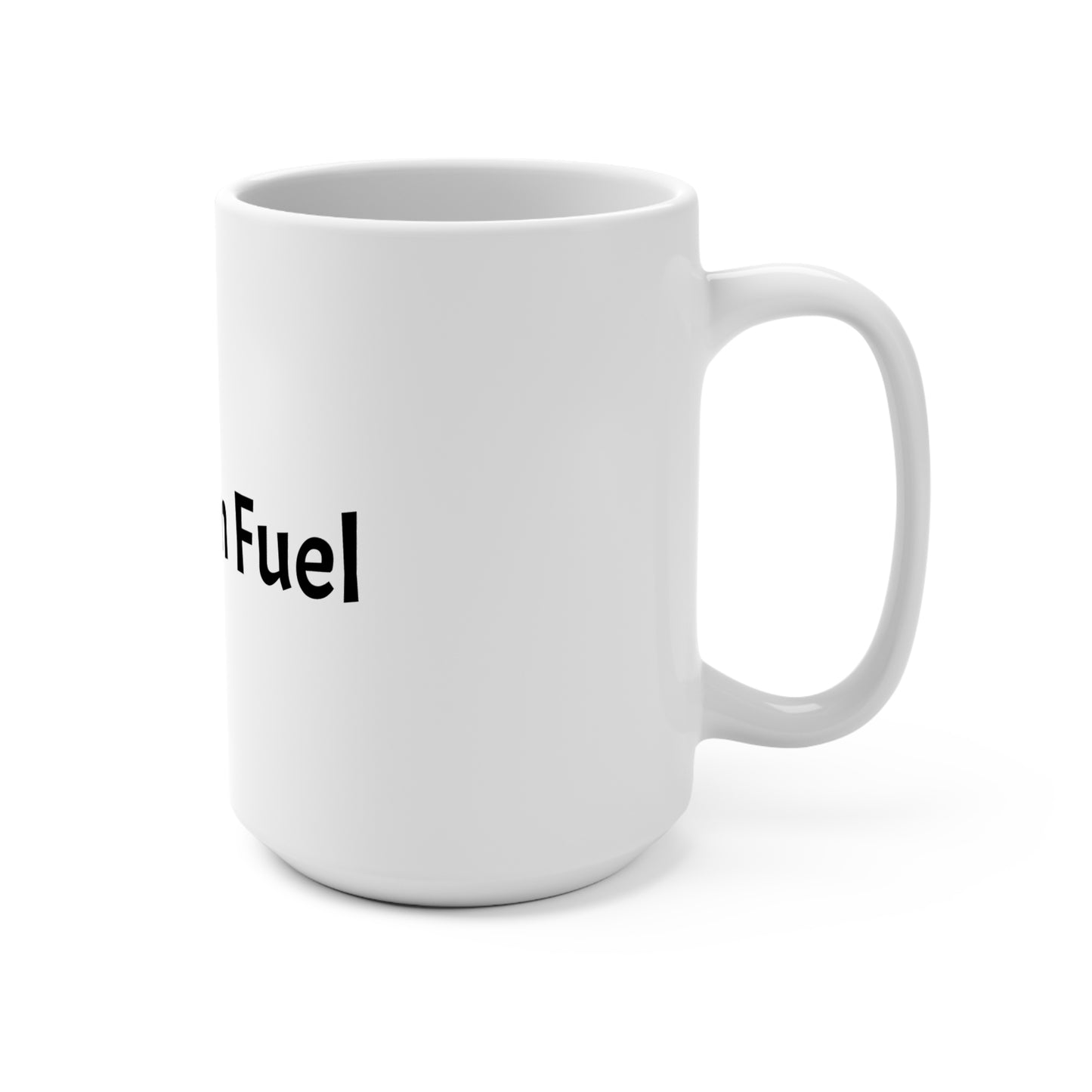 Freedom Fuel 15oz Ceramic Coffee Mug — Patriotic Morning Tea Cup