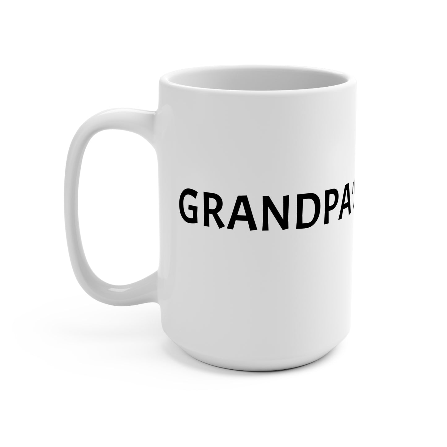 Grandpa's Coffee Mug 15oz — Funny Grandpa Gift, Large Ceramic Coffee Cup