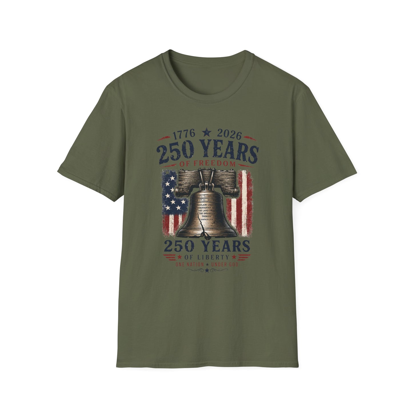 250 Years of Freedom T-Shirt — 1776–2026 Liberty Celebration Tee