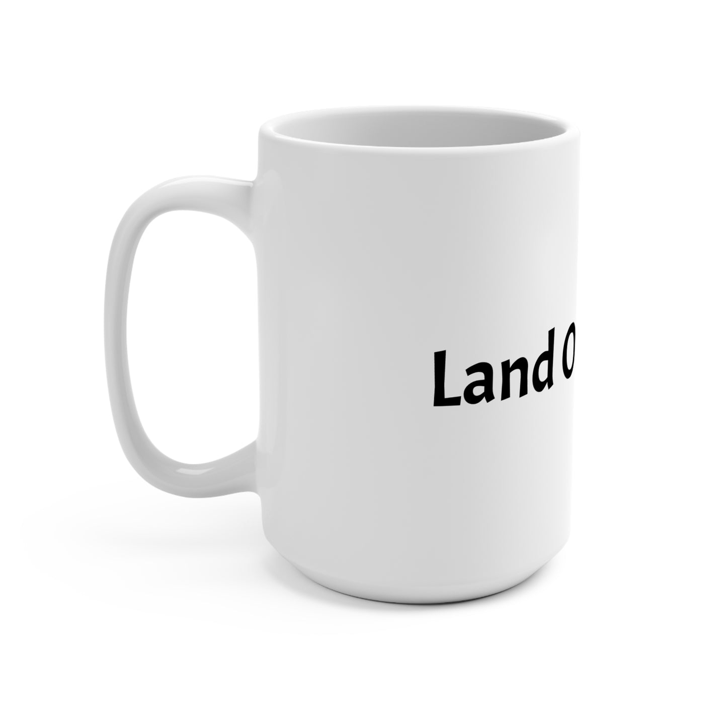 Land of the Free 15oz Ceramic Mug — Patriotic American Flag Coffee Cup