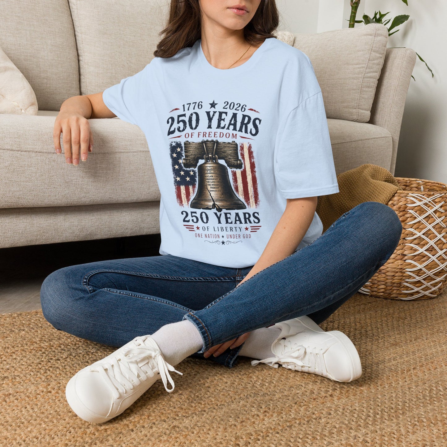 250 Years of Freedom T-Shirt — 1776–2026 Liberty Celebration Tee