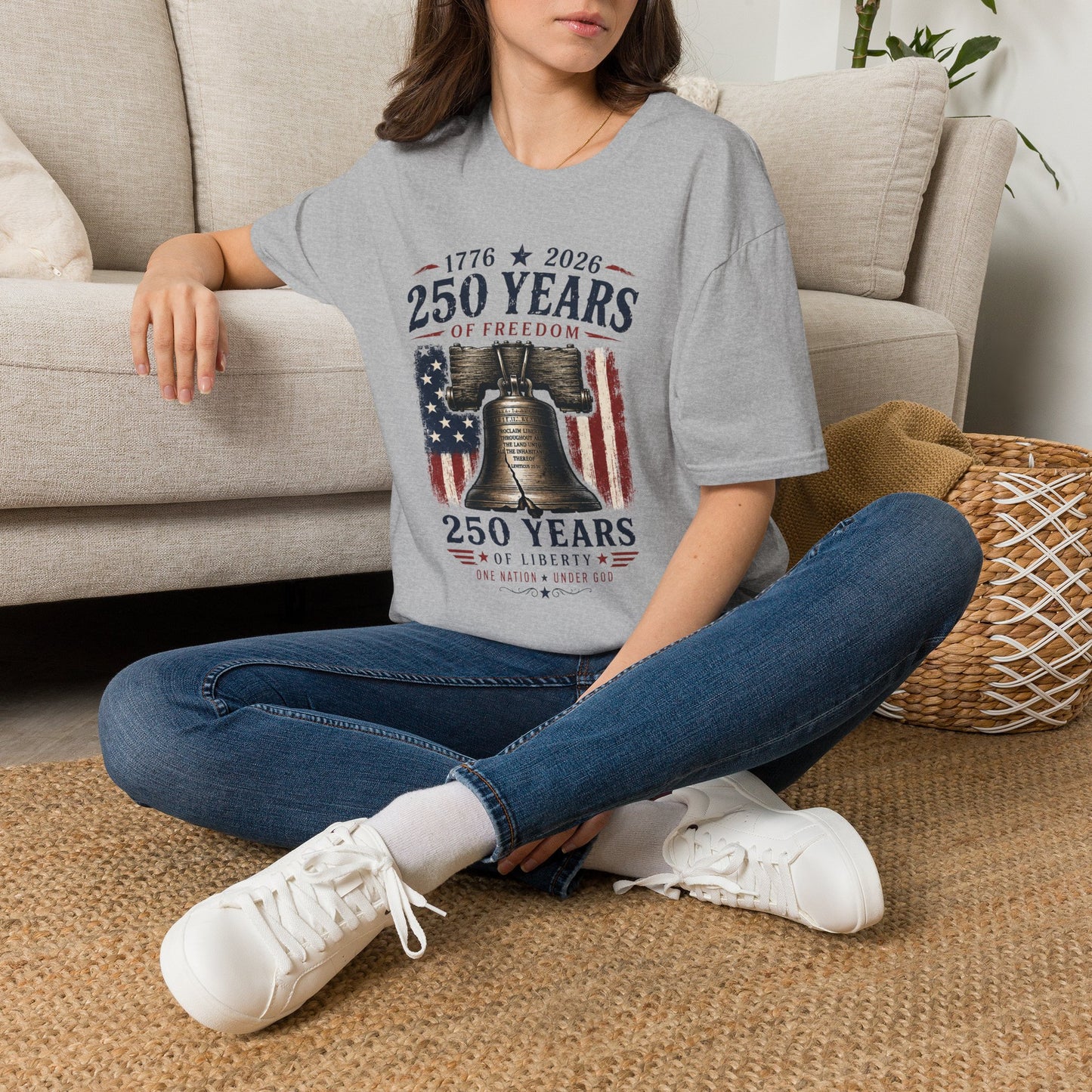 250 Years of Freedom T-Shirt — 1776–2026 Liberty Celebration Tee