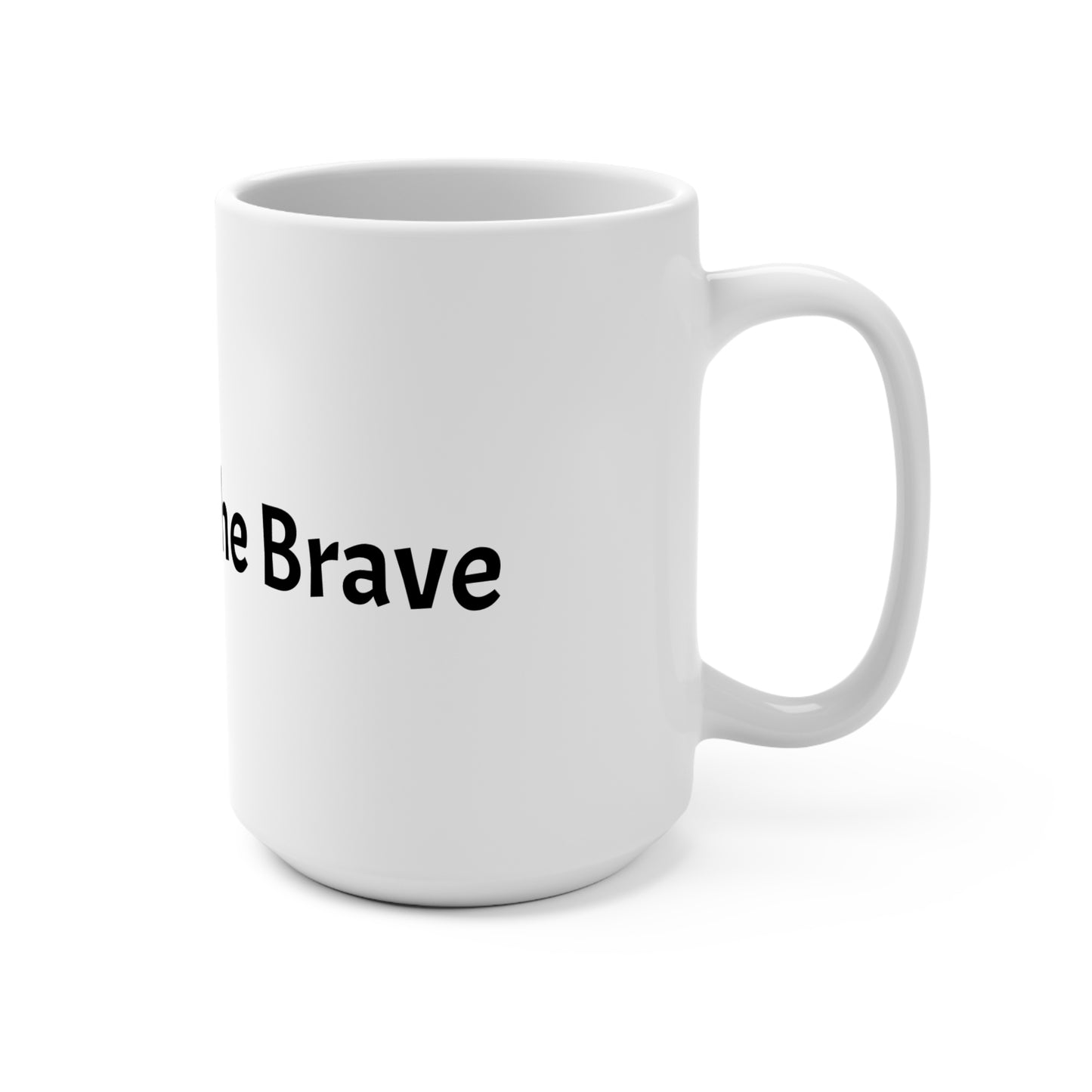 'Home Of The Brave' - 15oz Ceramic Mug' Inspirational Coffee Cup