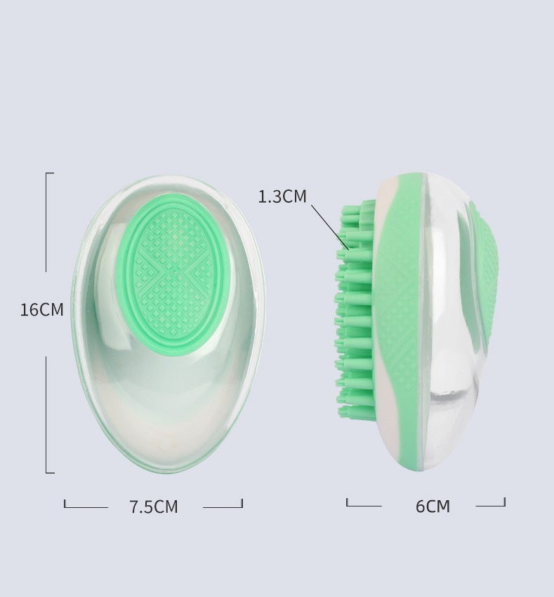 2-in-1 Silicone Pet Bath Brush