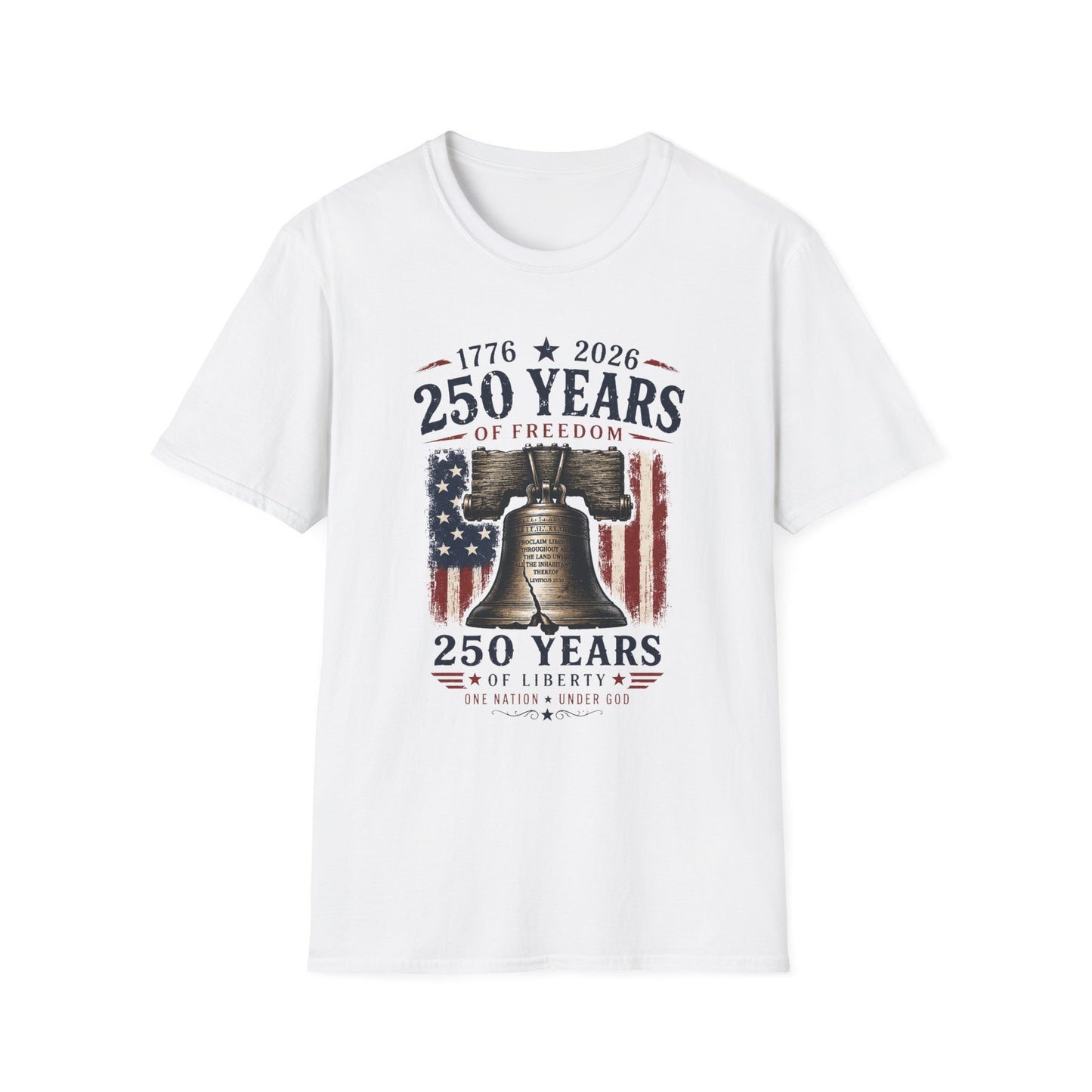 250 Years of Freedom T-Shirt — 1776–2026 Liberty Celebration Tee