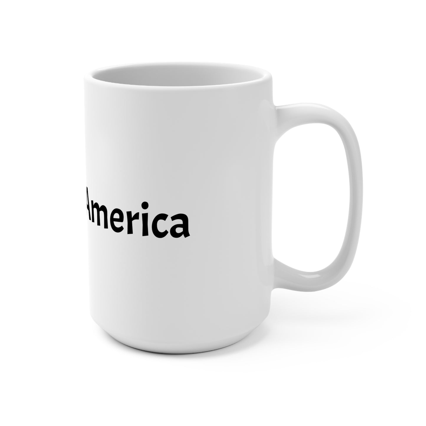 God Bless America 15oz Ceramic Mug - Patriotic Coffee Tea Cup