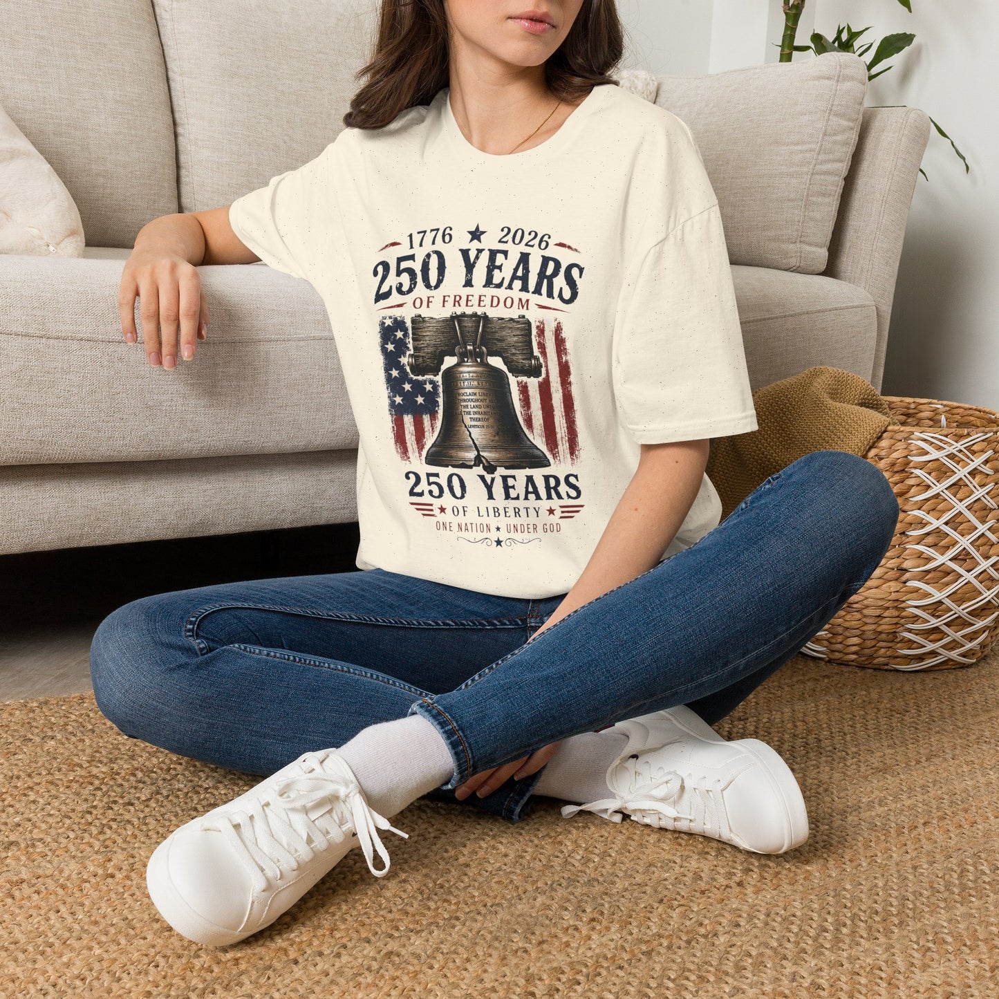 250 Years of Freedom T-Shirt — 1776–2026 Liberty Celebration Tee