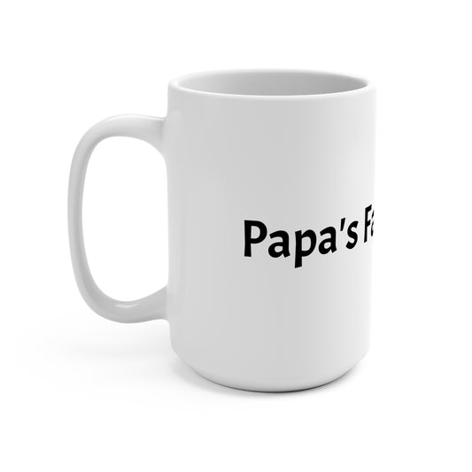 15oz 'Papa's Favorite Mug' Ceramic Coffee Mug