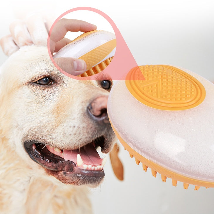 2-in-1 Silicone Pet Bath Brush