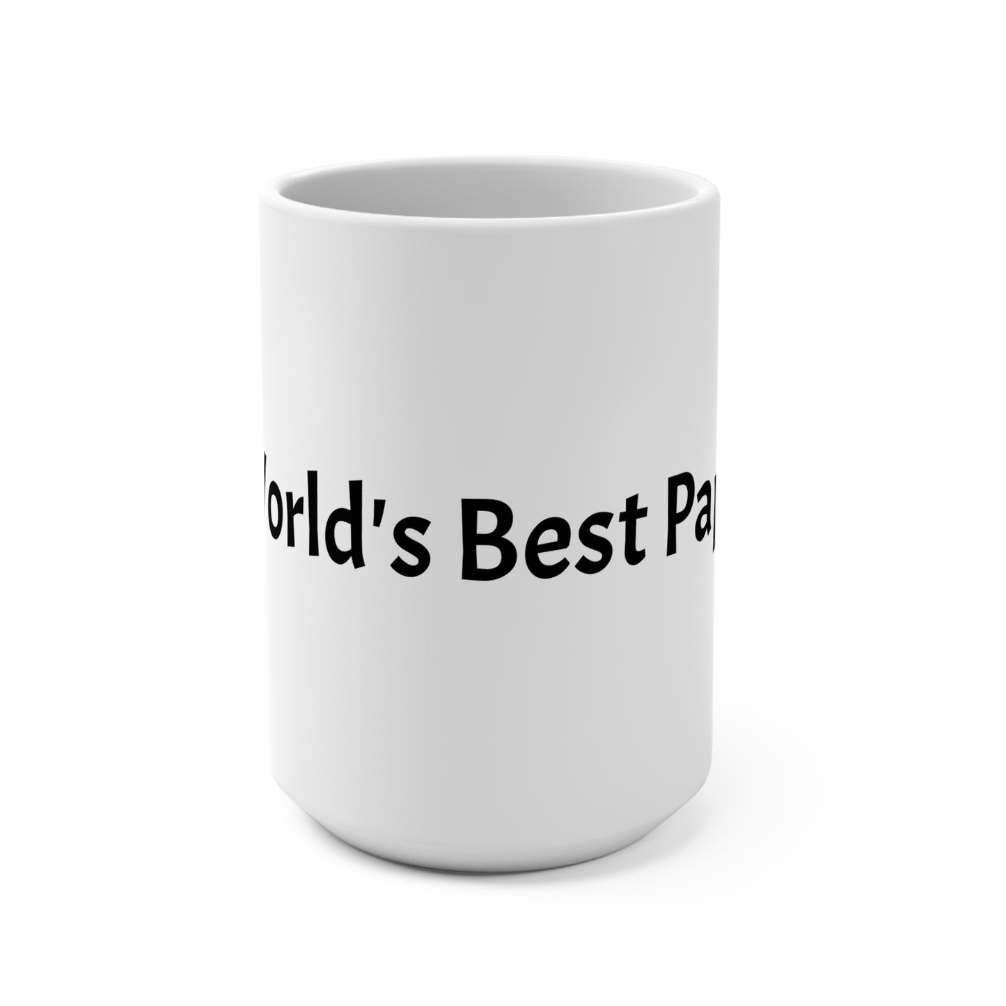 "World's Best Papa" 15oz Ceramic Coffee Mug | Father's Day Gift
