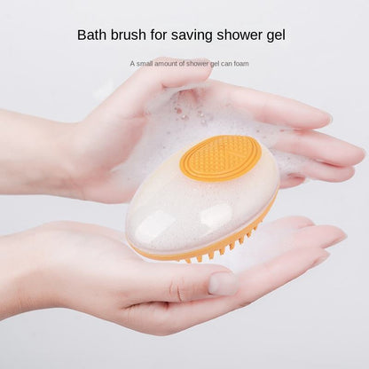 2-in-1 Silicone Pet Bath Brush