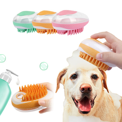 2-in-1 Silicone Pet Bath Brush