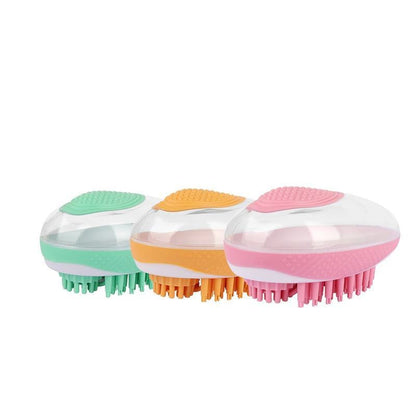 2-in-1 Silicone Pet Bath Brush